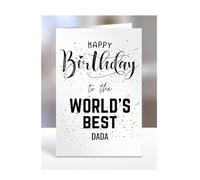 Happy Birthday To The World's Best Dada Card, Funny, Joke, Silly Gifts for Men, Women, Present For, A5-123_62