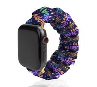 Happy Birthday to You for IWatch Elastic Watch Straps 38-44mm