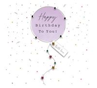 Happy Birthday to You! Magical, Bubbly Fun! Birthday Hand-Finished Greeting Card AL007