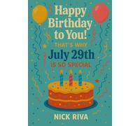 Happy birthday to you! That’s why July 29th is so special: A delightful celebration of history, culture, stars, and personal meaning behind your special day