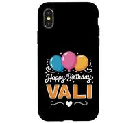 Happy Birthday Vali Case for iPhone X/XS