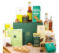 Happy Birthday Vegan Gift Hamper Basket, Luxury Gourmet Gifts for Women, Men, Couples, with Vegan Chocolate by EDEN & CO - Plus Non-Alcoholic Mocktails