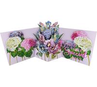 Happy Birthday Wishes Foral Bouquet 3D Pop Up Birthday Card PRC006