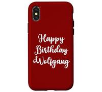 Happy Birthday Wolfgang Case for iPhone X/XS