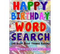 Happy Birthday Word Search