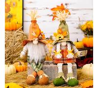 Happy Birthday Zwerge - Plüsch-Zwerge, Die einen Geburtstagskuchen für Partydekorationen halten, handgefertigte skandinavische Tomte für gestufte Tablett-Dekoration