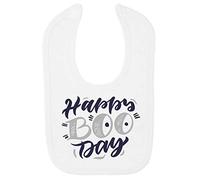 Happy Boo Day [HALLO19] Cotton Baby bib - White