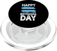 Happy Botswana Day Flag Independence Pride PopSockets PopGrip for MagSafe