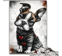 Happy Boxer Puppy Puzzles for Teenagers 1000 Pieces, for And 14 Years And over Brainteaser Family Games Christmas Birthday Gifts (26x38cm)