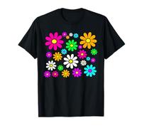 Happy Bright Daisies Daisy 60's 70s Retro Vintage Hippie T-Shirt