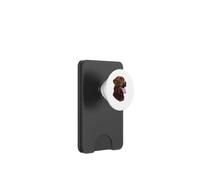 Happy Brown Labrador Retriever Chocolate Lab Mom Dog Dad PopSockets PopWallet for MagSafe