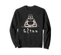 Happy Buddha Bliss Peace Serenity Yoga Sweatshirt