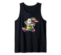 Happy Bunny Jump Day Rainbow Adventure Tank Top