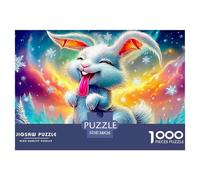 Happy BunnyGigantic 1000-Piece Jigsaw Puzzles for Adults An Arsenal of 1000 Ruthlessly Difficult Challenging Puzzle Game Pieces - Engineered to Be A Trophy Gift Jigsaw Puzzles for Adults And Kids 12+