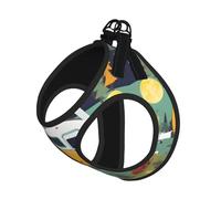 Happy Bus Campers Print Pet Leash Vest,Breathable Mesh Pet Harness, Reflective For Small Medium Dogs Safe Easy Walking