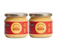 Happy Butter | Organic Ghee 300g - Grass-Fed British Clarified Butter | Lactose & Casein Free | Rich in Vitamins A,D,E & K | Award-Winning Organic Ghee for Cooking & Bulletproof Coffee (Pack of 2)