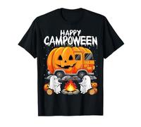 Happy Camp-O-Ween Halloween Camping Ghosts and Campfires T-Shirt