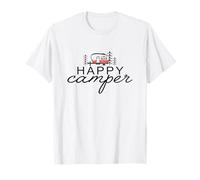 Happy Camper All time in The Natural Camping Caravan Sun T-Shirt