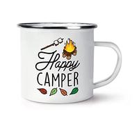 Happy Camper Enamel Mug Cup