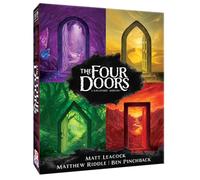 Happy Camper | The Four Doors | Cooperative Game | Ages 10+ | 1-5 Players | 30 Minutes Playing Time, Green, Blue, and Brown
