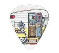 Happy Campers Guitar Paddle 12 Pack Guitar Pickup Suitable For Playing Acoustic Guitars, Electric Guitars, Etc.