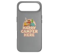 Happy Camping Bear Camper Tent Marshmallow Funny Retro Case for iPhone Air