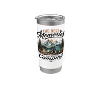 Happy Camping Camper Club Lovers Adventure Explore Outdoor Stainless Steel Insulated Tumbler