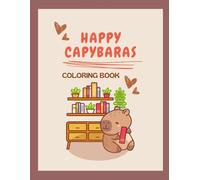 Happy Capybaras Coloring Book