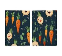 Happy Carrot Passport Holder for Women Men PU Leather Passport Travel Wallet with Multiple Pockets