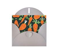 Happy carrot seamless pattern print Greeting Cards - Thank-You Cards Party Invitation Cards for Festive Celebrations