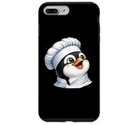 Happy Cartoon Penguin Chef Cooking in Kitchen Case for iPhone 7 Plus/8 Plus