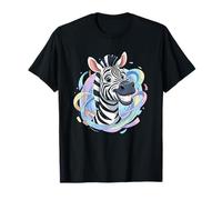 Happy Cartoon Zebra Big Smile for Kids Lovers T-Shirt