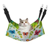 Happy Caterpillar Printed Pet Hammock - Sleeping Hammock For Cats, Rabbits, Ferrets, Puppies, Small Animals