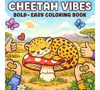 Happy Cheetah Activity Book: Cute Cheetah Coloring and Fun Activities for Kids