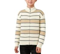 Happy Cherry Boys Coats Knit Cardigan Sweaters Kid Warm Sweater Knitted Jacket Knitwear Long Sleeve 140