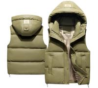 Happy Cherry Boys Gilets Puffer Vest Stylish Parka Jacket Water Resistant Kids Winter Down Vest Sleeveless Warm Windproof 10-11Years