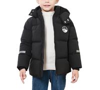 Happy Cherry Boys Parka Kids Hooded Down Jacket Puffer Quilted Coat Youths Winter School Overcoat 150 CM