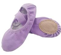 Happy Cherry Children Ballet Shoes Girls Ballet Slippers Ballerina Shoes Canvas Dance Shoes Yoga Gymnastic Flats Shoes for Kids 10.5 UK