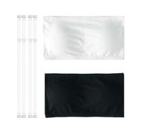 Happy Cherry Girls Back to School Seamless Training Bras with Removable Pads Kids Sports Bra Strappy Top for 8-9 Years Black/White