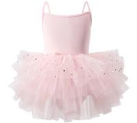 Happy Cherry - Girls Leotard Dance Dress Kids Sleeveless Ballet Tutu Dress Children Dancewear Gymnastics Skating Dancing Performance Costume Outfits for Toddler Little Girl 1-8 Years