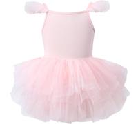 Happy Cherry - Girls Leotard Dance Dress Kids Sleeveless Ballet Tutu Dress Children Dancewear Gymnastics Skating Dancing Performance Costume Outfits for Toddler Little Girl 1-8 Years