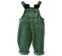 Happy Cherry - Kids Boys Girls Corduroy Dungarees Toddler Baby Overalls Bib Pants Adjustable Suspender Pants Bibs Trousers Sleeveless Jumpsuit Playsuit Solid Color for 18-24 Months