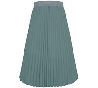 Happy Cherry - Kids Girls Pleated Maxi Skirt Casual Classic Long Skirts High Waist Elasticated A-Line Elegant Skirt with Lining School Student Wear for Children 4-5 Years Solid Color Grey