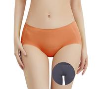 Happy Cherry Women Camel Toe Concealer Briefs Ladies Ice Silky Underwear Stretch Light Weight Bikini Breathable Cheeky Gym Knickers Caramel S