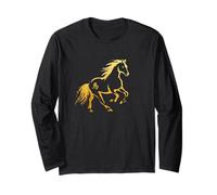 Happy Chinese New Year Art 2026 Crescent Year of The Horse Long Sleeve T-Shirt