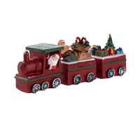 Happy Christmas Miniature Train Santa Gifts Winter Resin Crafted Table Arrangement Winter Decoration Christmas Collectible Figurine