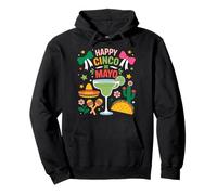 Happy Cinco De Mayo Margarita Cactus Taco Cute Mexican Party Pullover Hoodie