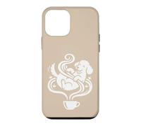 Happy Coffee Poodle Cozy Café Graphic Design Case for iPhone 12 mini