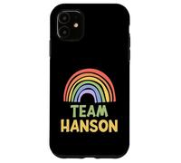 Happy Colorful Team Hanson Rainbow Pride Green Yellow Case for iPhone 11
