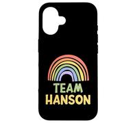 Happy Colorful Team Hanson Rainbow Pride Green Yellow Case for iPhone 16